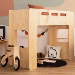 Lit Mezzanine DIEGO Pin Massif à Personnaliser -GribouilleTa Chambre Soldes Magasin file 518