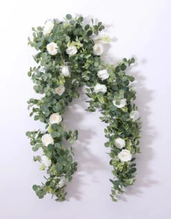 Guirlande D'Eucalyptus & Fleurs Blanches 8 Guirlande D'Eucalyptus & Fleurs Blanches -GribouilleTa Chambre Soldes Magasin file 547