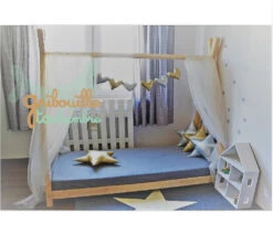 Lit Tipi De La Tribu CheYenne Avec Sommier -GribouilleTa Chambre Soldes Magasin file 589