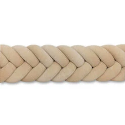 Tour De Lit Tressé Epis De Blé Velours Latte