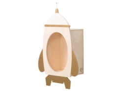 Grande étagère Fusée Blanc Naturel Et Or -GribouilleTa Chambre Soldes Magasin file 655