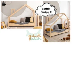 Lit Maison D'Archi Cadre Déco -GribouilleTa Chambre Soldes Magasin file 72