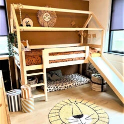 Lit Maison Pilotis Avec Toboggan RAPIDE