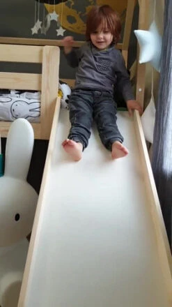 Lit Maison Pilotis Avec Toboggan RAPIDE -GribouilleTa Chambre Soldes Magasin file 751