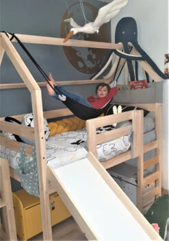 Lit Maison Pilotis Avec Toboggan RAPIDE -GribouilleTa Chambre Soldes Magasin file 754