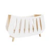 Lit Bébé Trapèze - Blanc Et Bois De Chêne -GribouilleTa Chambre Soldes Magasin file 801