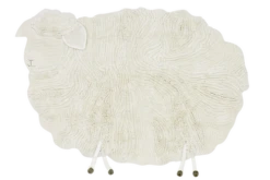 Tapis Lavable Lainage Mouton Nez Rose -GribouilleTa Chambre Soldes Magasin file 81