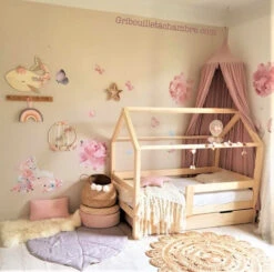 Lit Maison Avec Tiroir Bois Naturel Avec Ou Sans Barrières 21 Lit Maison Avec Tiroir Bois Naturel Avec Ou Sans Barrières -GribouilleTa Chambre Soldes Magasin file 875