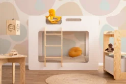 Lit Superposé DIEGO Blanc Bicolore à Personnaliser -GribouilleTa Chambre Soldes Magasin file 9