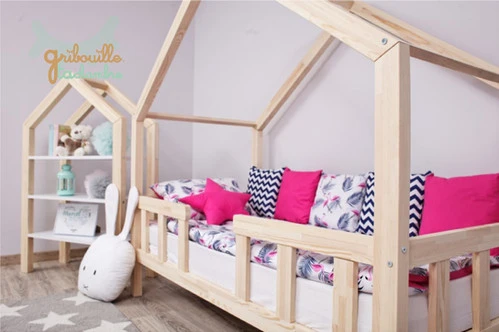 Lit Cabane PINEDE Confort Avec Tiroir 4 Lit Cabane PINEDE Confort Avec Tiroir – Image 2