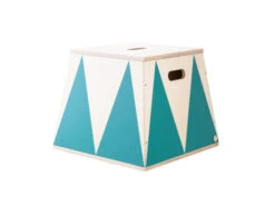 Coffre à Jouets Assise Circus Company Bleu Océan