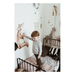 Stickers Illustration Le Renard Et La Lune -GribouilleTa Chambre Soldes Magasin file 952