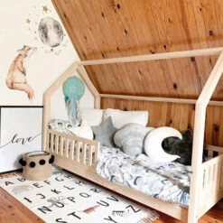 Stickers Illustration Le Renard Et La Lune -GribouilleTa Chambre Soldes Magasin file 958