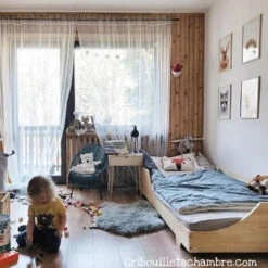 Lit Montessori Bâteau Avec Sommier -GribouilleTa Chambre Soldes Magasin file 972