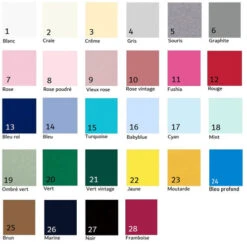 Tour De Lit Tressé 4 Grains Rose Et Babyblue 3M60 -GribouilleTa Chambre Soldes Magasin file 992